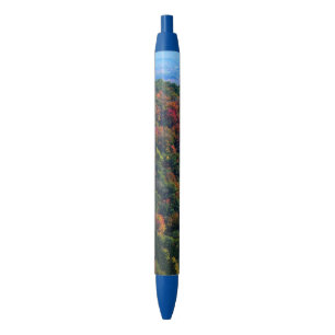 Stylo Bleu Montagnes Appalaches en automne