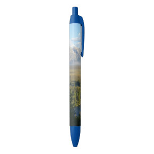 Stylo Bleu Montagnes et rivière de Jackson Hole