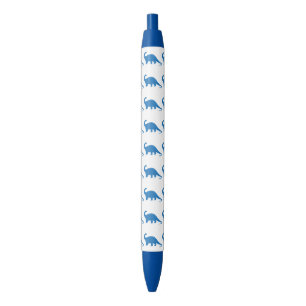Stylo Bleu Motif bleu Dinosaur
