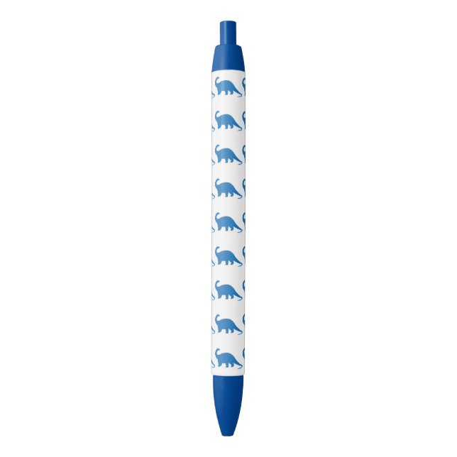 Stylo Bleu Motif bleu Dinosaur (devant Vertical)