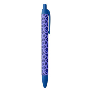 Stylo Bleu Motif de peau Poster de animal Lavender Blue Leopa