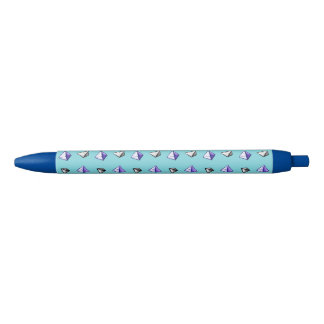 Stylo Bleu Motif Pyramide Geek géométrique Math Lover