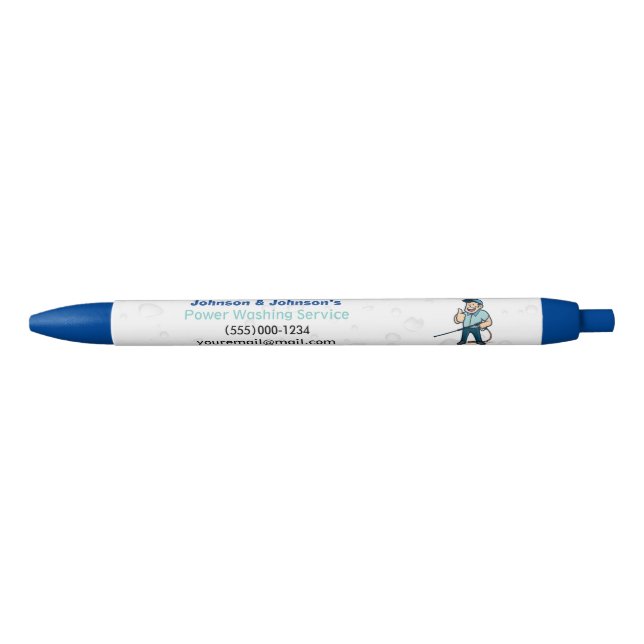 Stylo Bleu Net d'EauService de nettoyage à haute pression pro (Devant)
