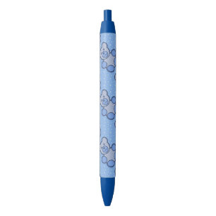 Stylo Bleu Nounours bleus