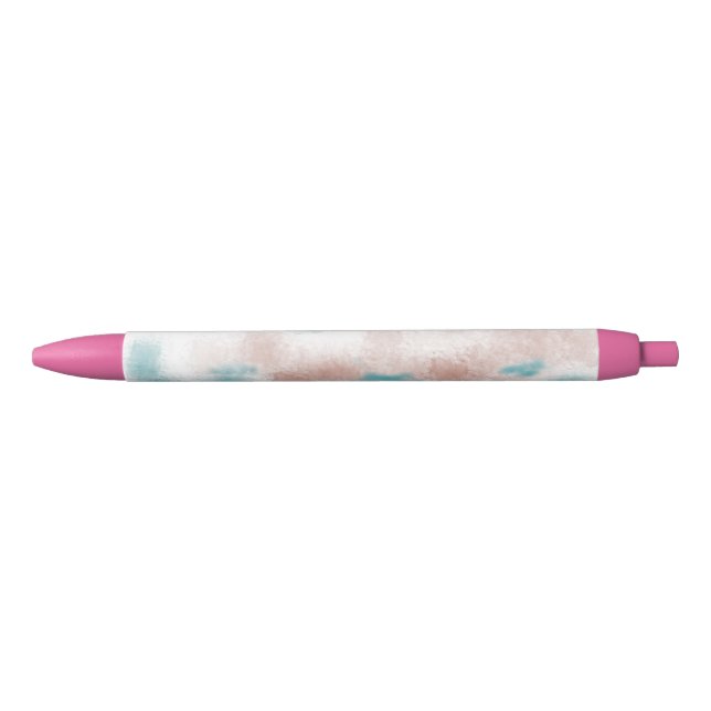 Stylo Bleu Nuages Abstraits modernes (Devant)