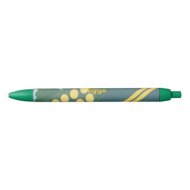 Stylo Bleu Œufs en voyage (Devant)