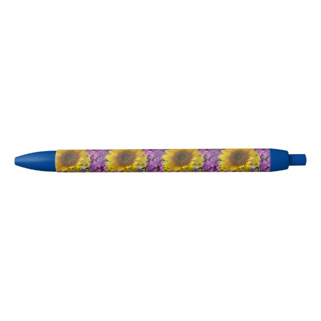 Stylo Bleu Pen Sunfleurs (Devant)