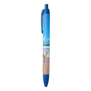 Stylo Bleu Photo personnalisée - Votre propre design - J'aim
