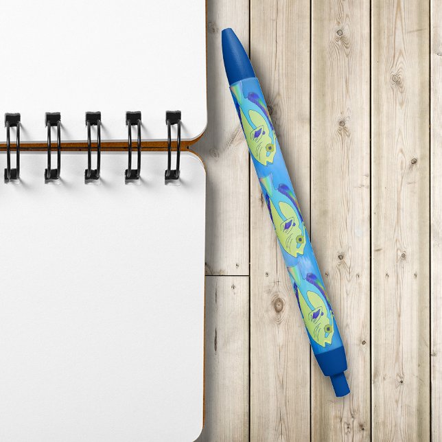 Stylo Bleu Quelque chose de poisson (Créateur téléchargé)