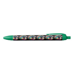 Stylo Bleu Reflets Abstraits : Hippo Colour Splash,