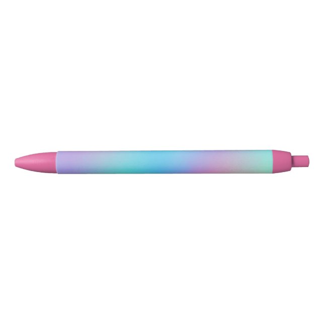 Stylo Bleu Rêve Pastel Holographique (Devant)