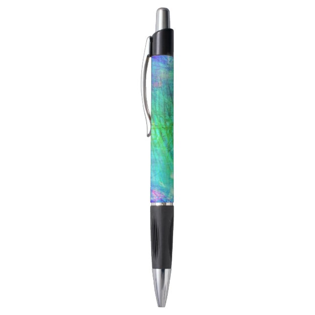 Stylo bleu sans couture d'aquarelle d'arrière - plan (Haut (Vertical))