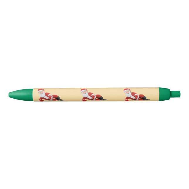 Stylo Bleu Santa Noël (Devant)