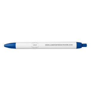 Stylo Bleu Site web avec logo personnalisable simple entrepri