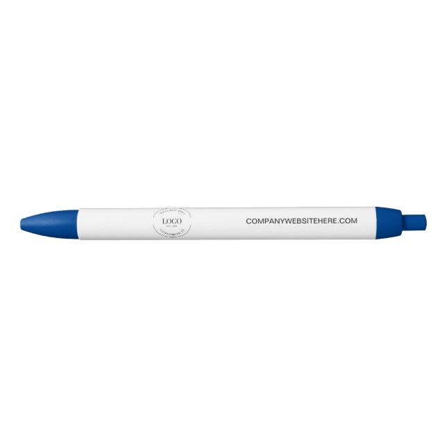 Stylo Bleu Site web logo personnalisable simple entreprise bl (Devant)