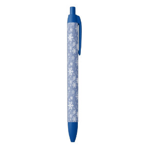 Stylo Bleu Snowflakes Personnaliser graphique Arrière - plan 