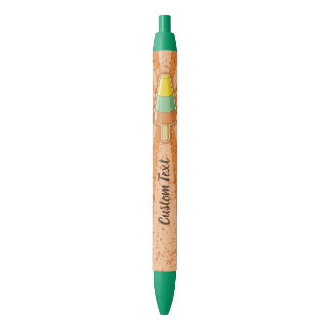 Stylo Bleu Stick Sorbet en forme de cône (devant Vertical)