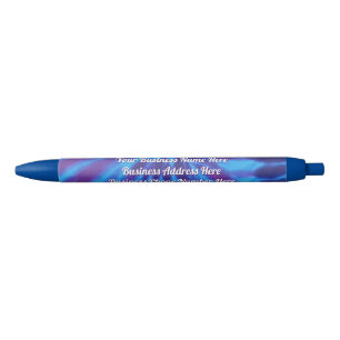 Stylo Bleu Teinture Bleu Turquoise violet coloré Motif Hippie