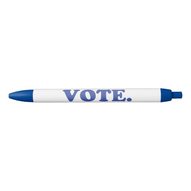 Stylo Bleu "vote" - bleu blanc (Devant)