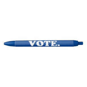 Stylo Bleu "vote" - bleu blanc