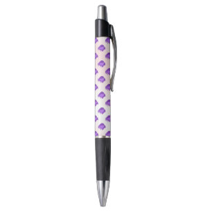 Stylo Bleuets et crème Motif de fruits