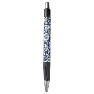 Stylo Blue Mallow, motif vintage,