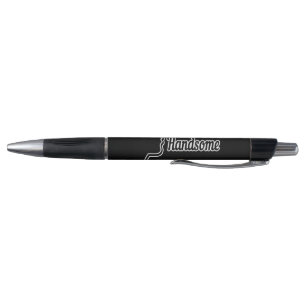 Stylo Bonjour belle typographie et contour du profil fac