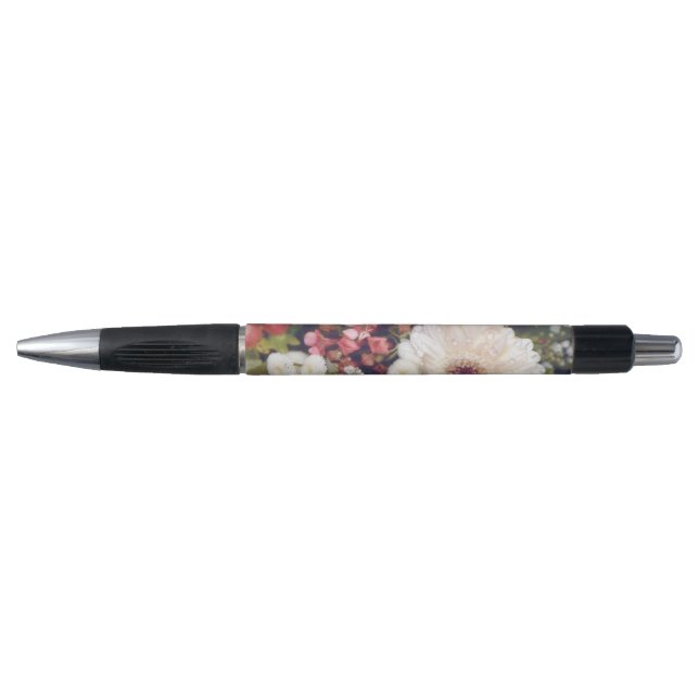 Stylo Bouquet de fleurs romantiques photo (Devant)