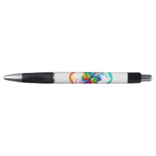 Stylo Bright infinity with rainbow butterfly