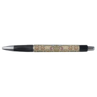 Brocard floral symétrique vintage William Morris