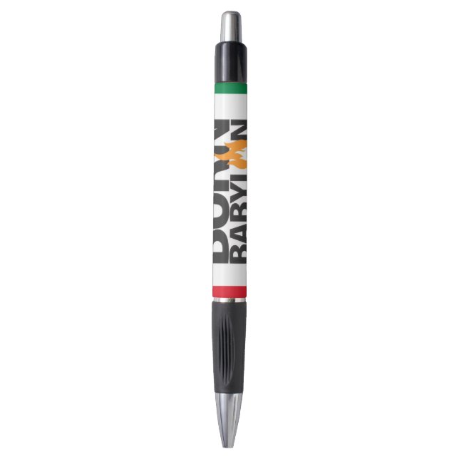 Stylo Brûle Babylone Le système a échoué Brûle Babylone  (Devant (Vertical))