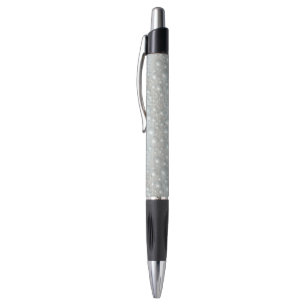 Stylo Bubbles Pearls Silver Blue Pens