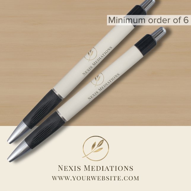 Stylo Bureau du logo simple et élégant (Créateur téléchargé)