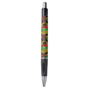 Stylo Burkina Faso Carte, drapeau et première révolution