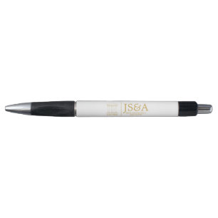 Stylo Cabinet de droit Colonnes de Justice en Or