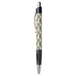 Stylo Cactus et Succulents d'intérieur dans le motif de