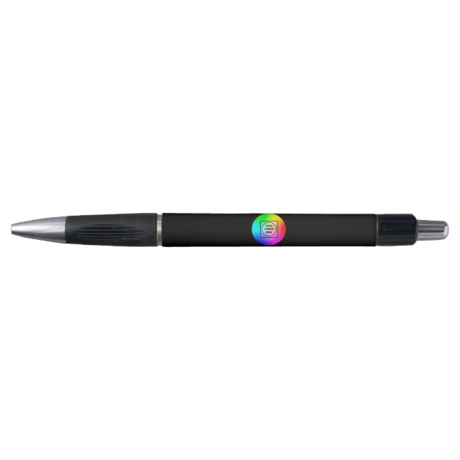 Stylo cadeau d'entreprise logo noir (Devant)
