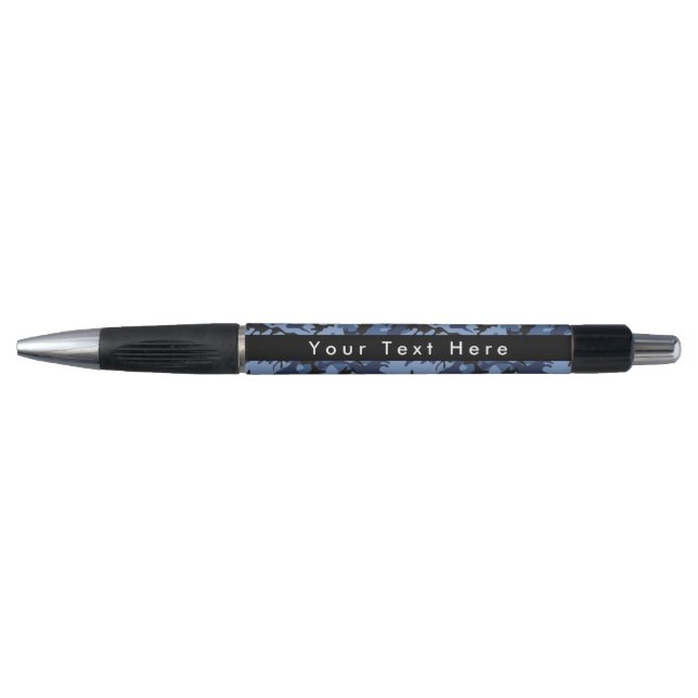 Stylo Camouflage bleu marine, Militaire, Armée (Devant)