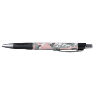 Stylo Camouflage rose et gris, Militaire, Armée