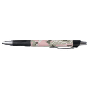 Stylo Camouflage rose et vert, Militaire, Armée