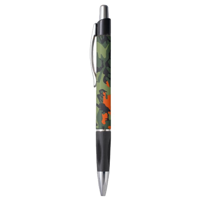 Stylo Camouflage vert orange (Haut (Vertical))