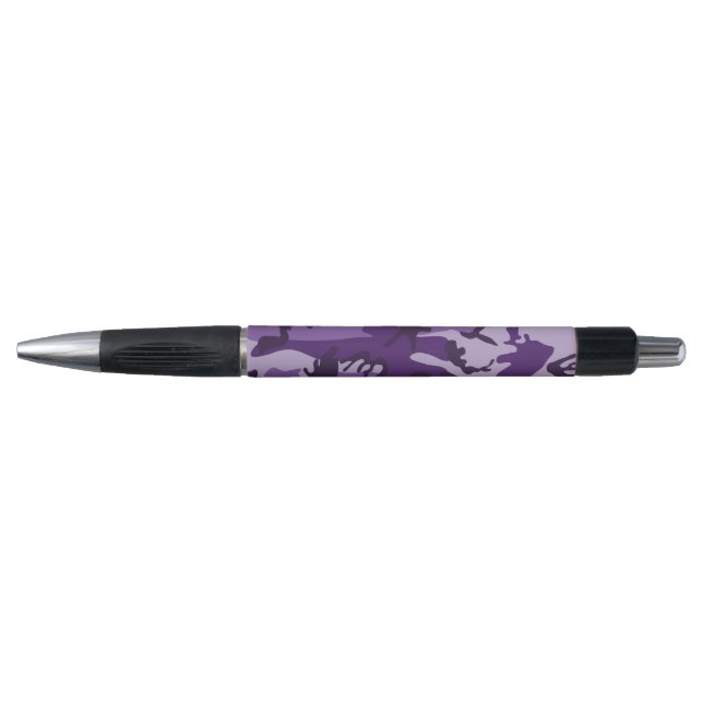 Stylo Camouflage Violet, Militaire, Armée (Devant)