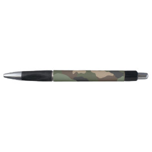 Stylo Camouflage Woodland Camo Militaire Kaki Tan Black