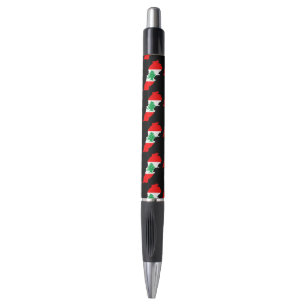 Stylo Carte du Liban avec drapeau