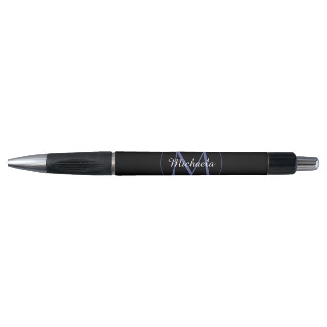 Stylo Cercle minimal moderne nom initial monogramme mode (Devant)