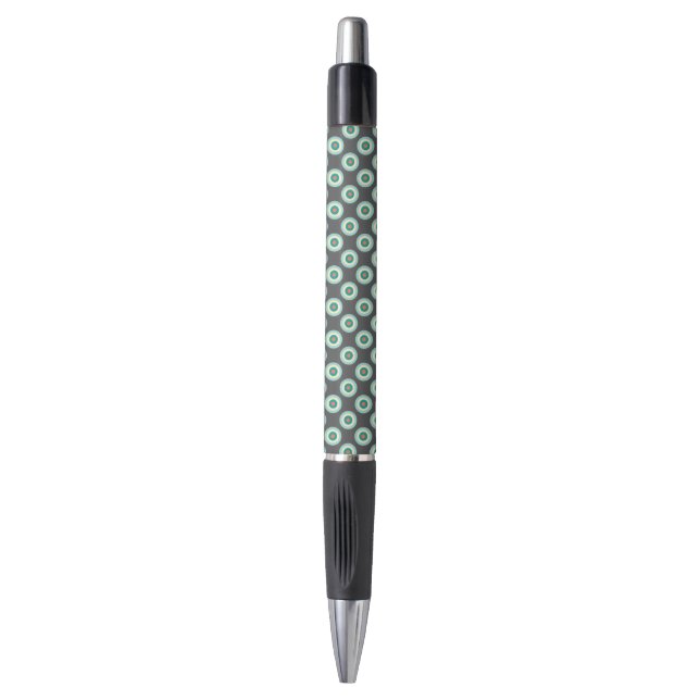 Stylo Cercles mixtes gris par Shirley Taylor (Devant (Vertical))