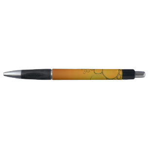 Stylo ces bulles orange