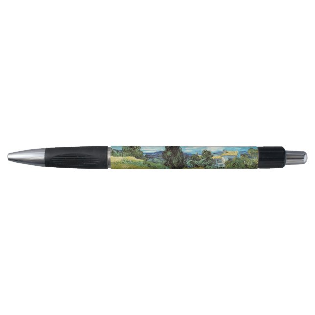 Stylo Champ de blé vert Vincent van Gogh (Devant)