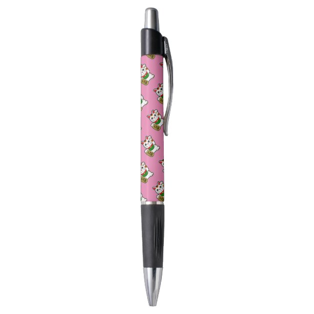 Stylo Chat chanceux japonais "Maneki Neko" (Bas (Vertical))
