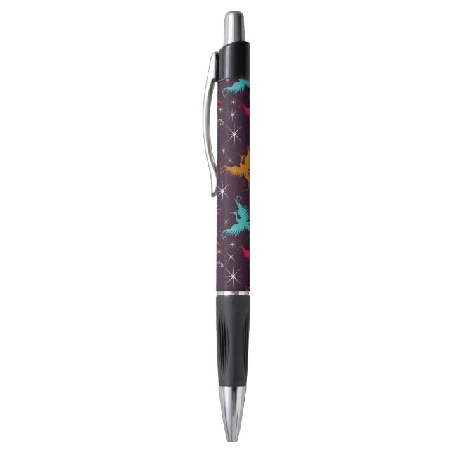 Stylo Chiffre motif d'oiseaux de Phoenix (Haut (Vertical))